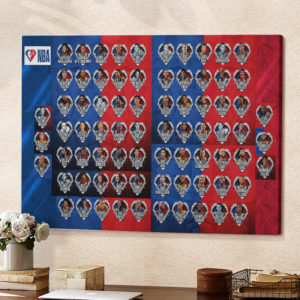 NBA 75 Anniversary Team Players FULL Canvas