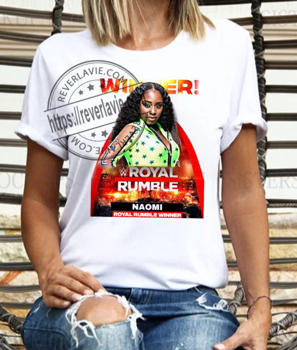 2022 Naomi Winner Royal Rumble Champions Fan Gifts T-Shirt