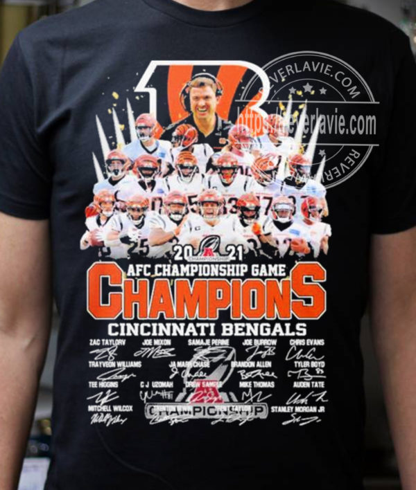 AFC 2021 2022 Cincinnati Bengals NFL Conference Championship T-Shirt