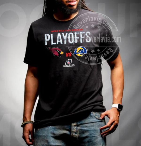 Arizona Cardinals Vs Los Angeles Rams 2022 Super Wild Card Playoffs T-Shirt