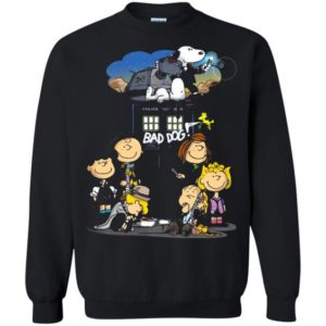 Bad Dog Doctor Who Mashup Snoopy Sweatshirt
