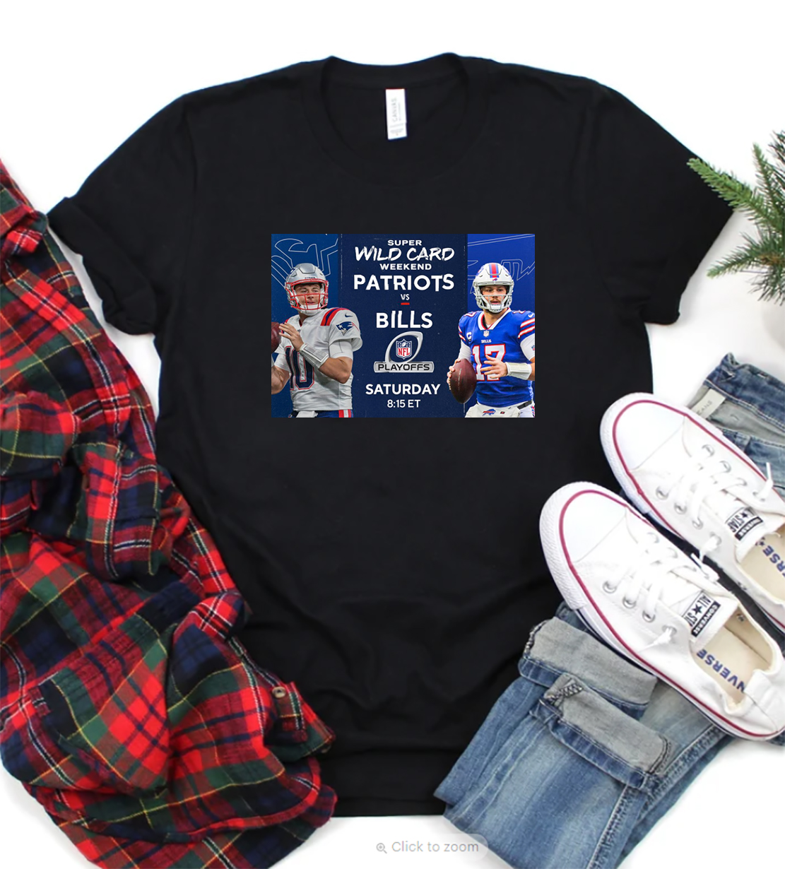 Bills Vs Patriots 2022 Super Wild Card Weekend T-Shirt Bills Vs Patriots 2022 Super Wild Card Weekend T-Shirt