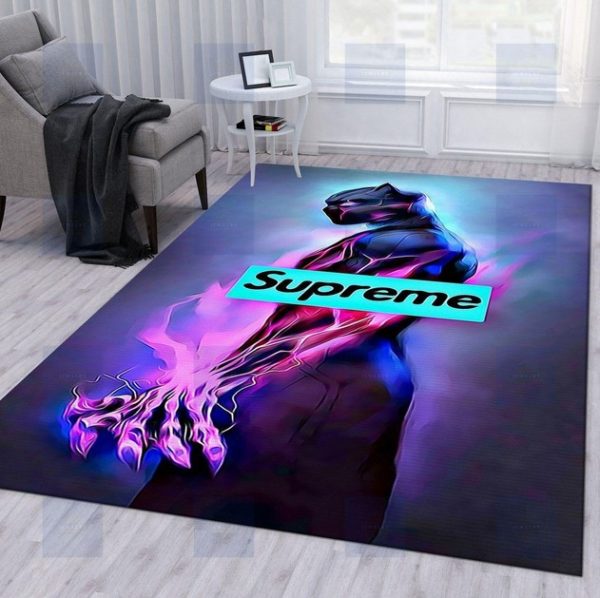 Black Panther Supreme Rug Supreme Area Rug Home Decor