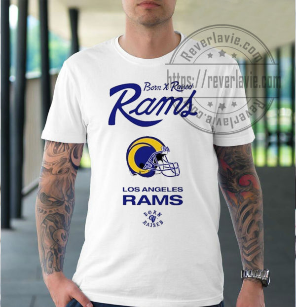Born X Raised Cream Los Angeles Rams Classic T-Shirt