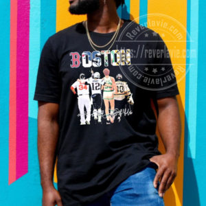 Boston David Ortiz Tom Brady Larry Bird Tim Thomas Signatures Unisex T-Shirt