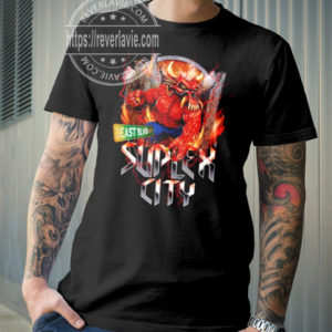 Brock Lesnar 2022 WWE Championship Suplex City T-Shirt