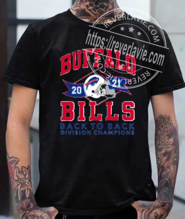 Buffalo Bills 2021 2022 Back To Back Division Champions Classic T-Shirt