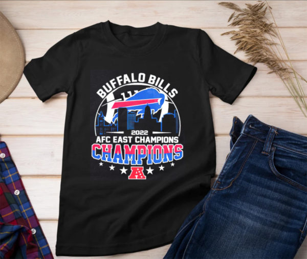 Buffalo Bills Football 2022 AFC East Champions Fan Gifts T-Shirt