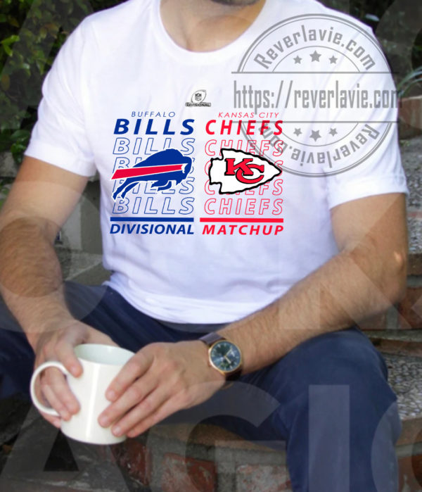 Buffalo Bills Vs Kansas City Chiefs 2022 Divisional Matchup Gifts T-Shirt