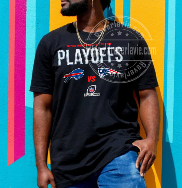 Buffalo Bills Vs New England Patriots 2022 Super Wild Card Playoffs T-Shirt