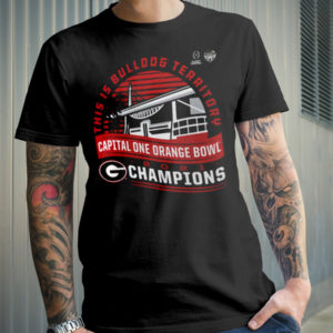 Bulldogs Territory Champions Orange Bowl New DesignT-Shirt