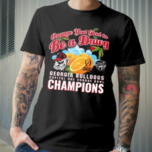 Champions 2021-2022 Georgia Bulldogs Orange Bowl T-Shirt
