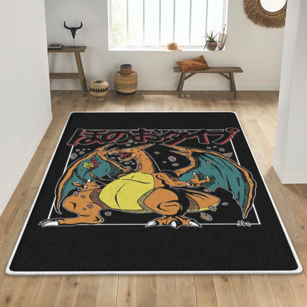 Charizard Pokemon Japanese Rug Home Decor