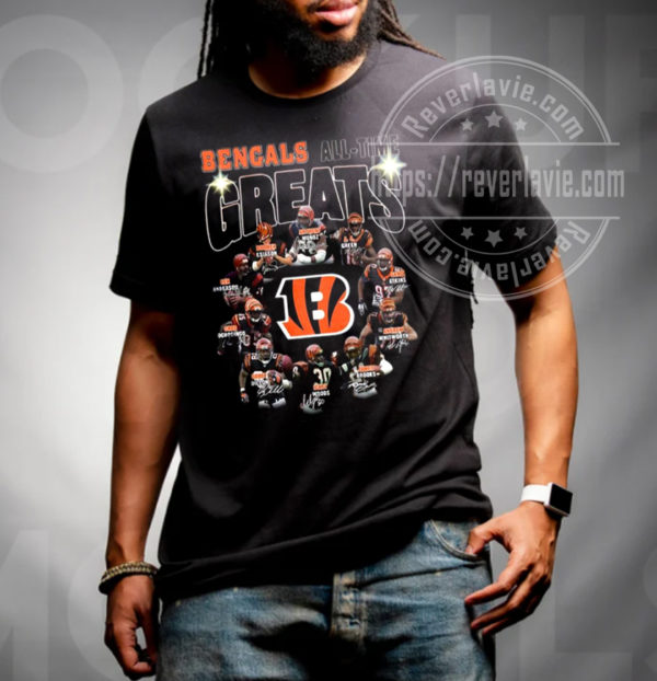 Cincinnati Bengals All Time Greats Player Classic T-Shirt