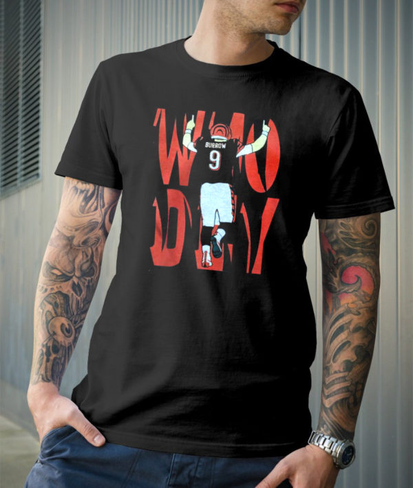 Cincinnati Bengals Joe Burrow Who Dey Classic T-Shirt