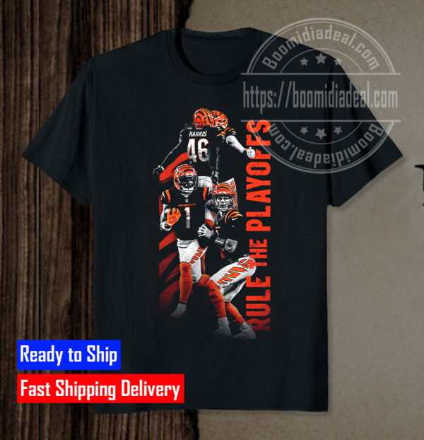 Cincinnati Bengals Rule The Playoffs 2022 Divisional Round Champions Unisex T-Shirt