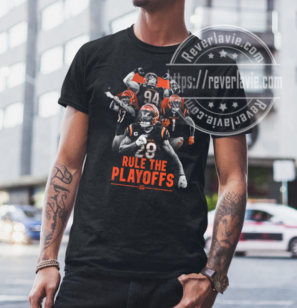 Cincinnati Bengals Rule The Playoffs 2022 Divisional Round Unisex T-Shirt