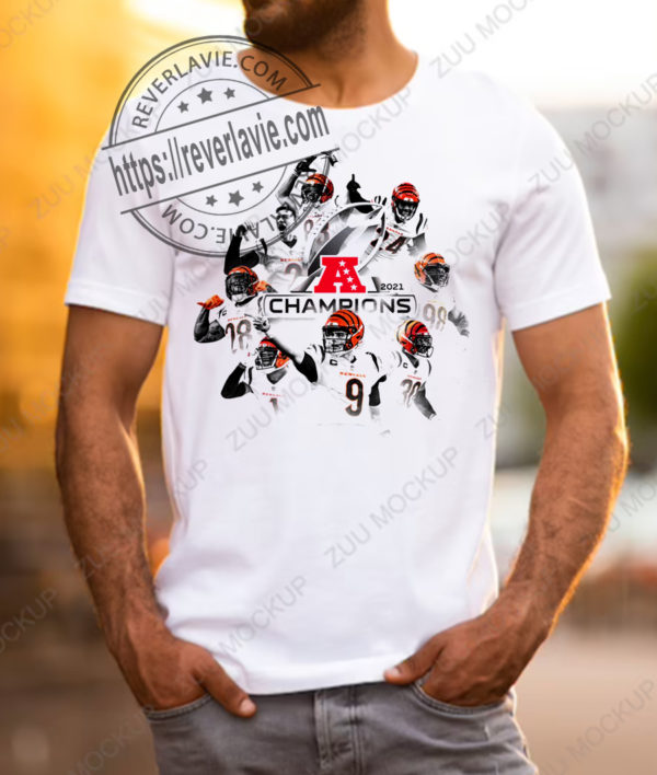 Cincinnati Bengals Team Champions 2021 2022 AFC Conference Championship T-Shirt