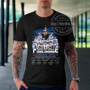 Coach For Dallas Cowboys Team Signature NFC East Champions T-Shirt