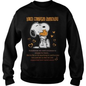 Cure Multiple Sclerosis Woodstock And Snoopy Sweatshirt