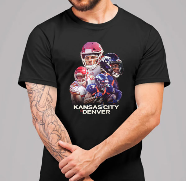 Denver Broncos Vs Kansas City Chiefs 2022 AFC West Classic T-Shirt