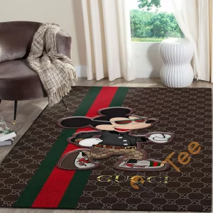 Disney Mickey Mouse Gucci Rug Home Decor
