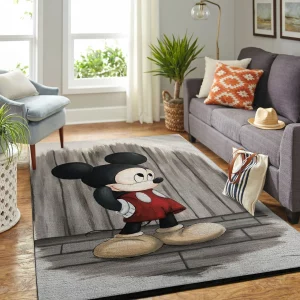 Fan Art Mickey Mouse Rug Home Decor