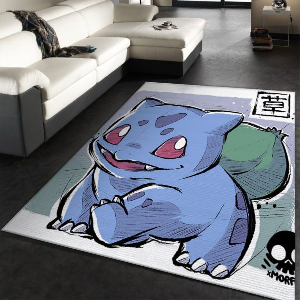 Fushigidane Pokemon Rug Home Decor