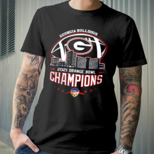Georgia Bulldogs 2021 2022 Champions Orange Bowl Unisex T-Shirt
