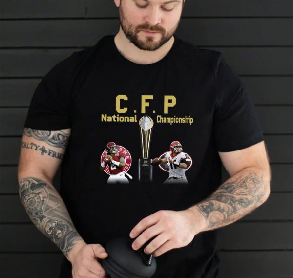 Georgia Bulldogs Vs Alabama Crimson Tide 2022 CFP National Champions NCAA Football T-Shirt