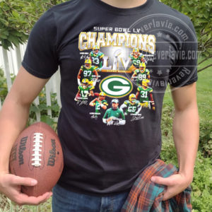 Green Bay Packers Super Bowl LV 2022 Champions T-Shirt