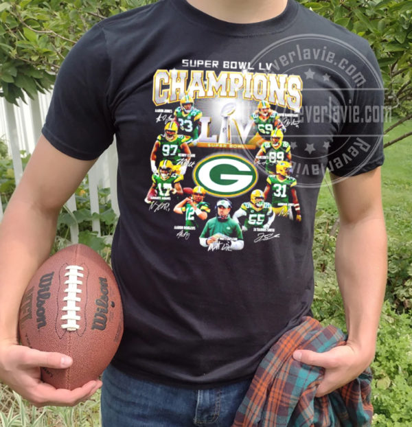 Green Bay Packers Super Bowl LV 2022 Champions T-Shirt