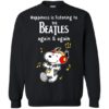I Just Want To Drink Beer And Watch My Chiefs Snoopy Sweatshirt