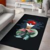 Ice Cream Pokeball Melting Funny Venusaur Pokemon Rug Home Decor
