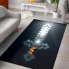 Iron Sword Minecraft Bedroom Area Rug Design