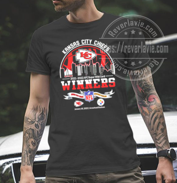 Kansas City Chiefs 2021 2022 AFC Super Wild Card Winners NFL Divisional T-Shirt
