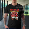 Kansas City Chiefs 2021 AFC West Championship Fan Gifts T-Shirt