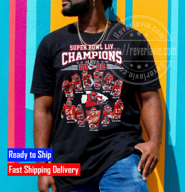 Kansas City Chiefs 2022 Super Bowl LIV Champions T-Shirt