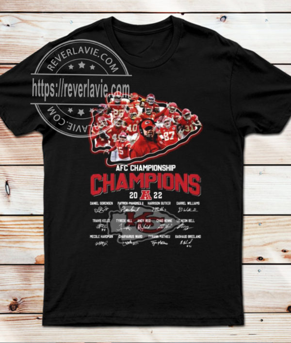 Kansas City Chiefs AFC Championship 2022 NFL T-Shirt
