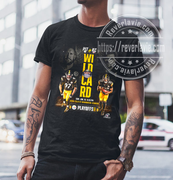 Kansas City Chiefs Vs Pittsburgh Steelers Super Wild Card Playoffs 2021-2022 T-Shirt