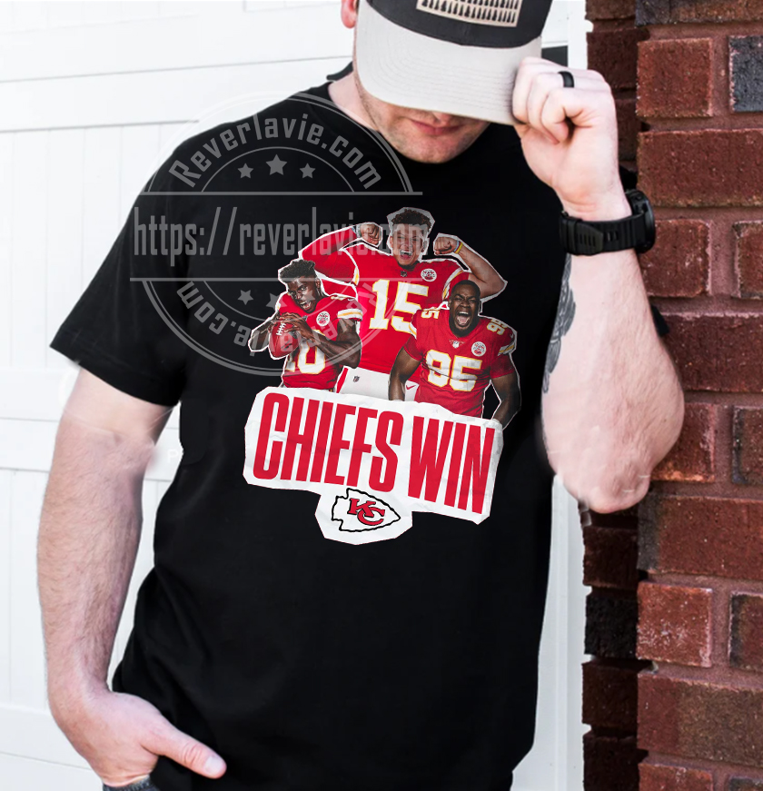 Kansas City Chiefs Wins 2022 Super Wild Card NFL Divisional T-Shirt Kansas City Chiefs Wins 2022 Super Wild Card NFL Divisional T-Shirt