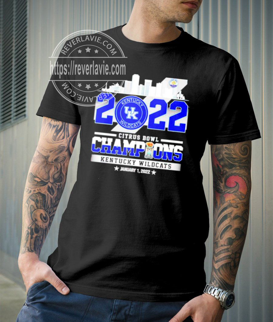 Kentucky Wildcats 2022 Champions Citrus Bowl Unisex T-Shirt Kentucky Wildcats 2022 Champions Citrus Bowl Unisex T-Shirt