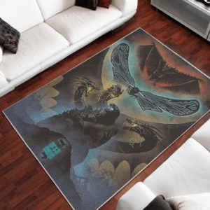 King Of The Monsters Godzilla King Rug Home Decor