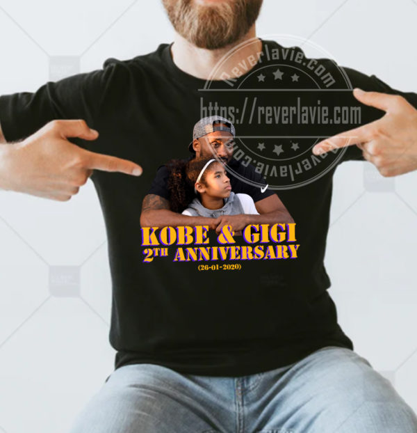 Kobe And Gigi Bryant 2th Anniversary T-Shirt