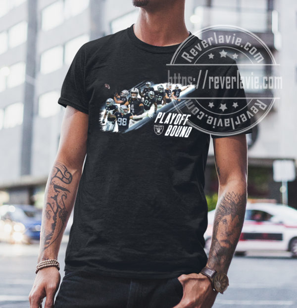 Las Vegas Raiders Nation Champions 2022 Playoff Bound T-Shirt