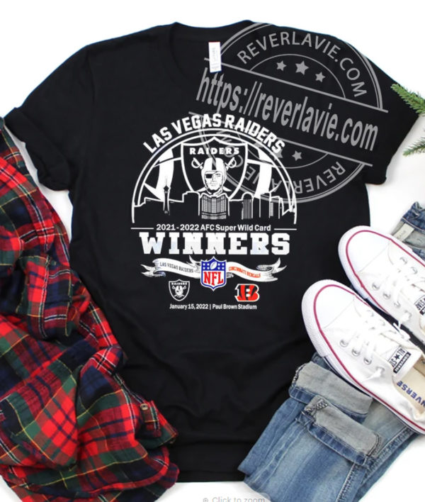 Las Vegas Raiders Winners 2022 Super Wild Card Unisex T-Shirt