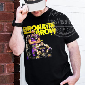 Lebron James Bron And The Brow Anthony Davis Los Angeles Lakers Unisex T-Shirt