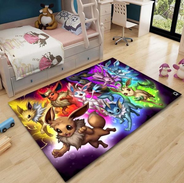 Legendary Pokemon Team Rug Home Decor