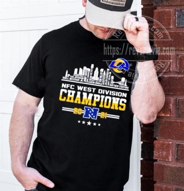 Los Angeles Rams 2021 2022 NFC West Division Champions T-Shirt