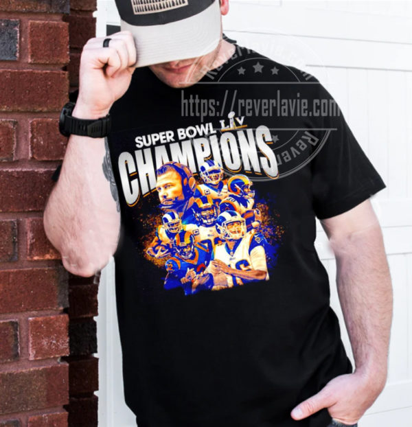 Los Angeles Rams 2022 Super Bowl Champions Fan Gifts T-Shirt